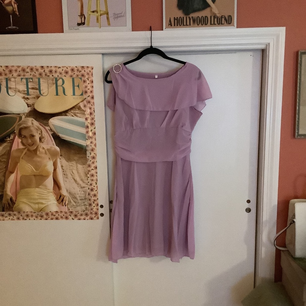 Lavender Cocktail Dress